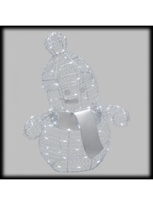 Pupazzo di neve luminoso di Natale H33cm