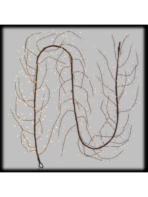 Decorazione luminosa ramo marrone H 3m 504 MicroLed