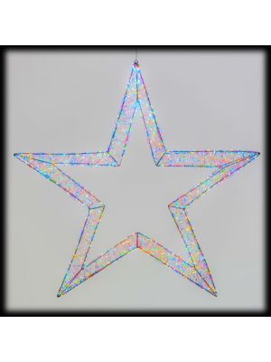Stella luminosa 3D Ø110 cm, 7000 microled