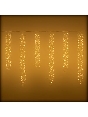 Ice Cluster Light 1050 MicroLed 300xH100cm|bianco caldo Controller Timer Prolungabile luce fissa