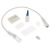 Connettore per tubo luminoso entrata maschio con kit accessori