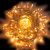 Catena luminosa 10 m, 200 maxi led luce fissa, SENZA trasformatore, prolungabile cavo bianco, bianco classic