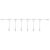 Multi connettore 1 mt, 6 calate 