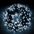 Catena a grappolo 30,5 m, mini cluster 1500 led, controller, ghiaccio