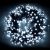 Catena grappolo 12,5 m, cluster 1100 miniled, controller, bianco ghiaccio