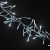 Catena grappolo 12,5 m - cluster 1100 mini led con memory controller - bianco ghiaccio - cavo trasparente