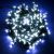 Catena luminosa extralong 53 m, 750 miniled, controller, ghiaccio