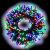 Catena di luci 36,5 m 900 led con memory controller multicolor cavo verde