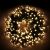 Catena grappolo 11,5 m cluster 1100 mini led con memory controller bianco tradizionale da esterno