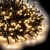 Catena grappolo 16 m minicluster 750 led a luce fissa bianco classic caldo da esterno