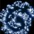 Catena festone grappolo 15 m cluster 1500 miniled a luce fissa bianco ghiaccio freddo da esterno