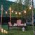 Catena di lampadine Vintage led Globo ø95 mm, da 5 metri, cavo bianco