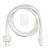 Cavo di alimentazione 1,5 m bianco per catene Vintage Led Old Style cavo in gomma