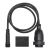 Cavo di 1 m con portalampada E27 cavo nero Vintage Led Pro da esterno