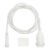 Cavo bianco di 2 mt con portalampada attacco E27 Vintage Led Pro uso esterno