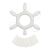 Connettore multiplo circolare bianco a 5 uscite 230V per serie Vintage Led Pro uso esterno ed interno