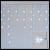 Tenda 136 cristalli di neve SuperBright 375xh100 cm memory controller bianco ghiaccio e blu - cavo bianco morbido