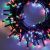 Catena luminosa 8 m 200 led con memory controller multicolor cavo verde