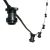 Catena 5 m con 16 portalampade E27, prolungabile, cavo nero, vintage Led Pro