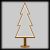 Albero di Natale ad Abete Wood Natural, H 145 cm a luce fissa, bianco caldo 3000k