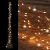 Cascata di luci 300 microled, 15 stringhe da 1,20 m, flashled, bianco traditional