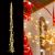 Cascata di luci 600 microled, 15 stringhe da 2,20 m, flashled, bianco classic