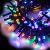 Catena luminosa 60,50 m, 1500 led, con memory controller e timer, multicolor