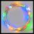 Catena di luci a batteria 10 m, 100 micro led con telecomando IR timer, multicolor