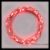 Catena di luci 20 m, 400 microled memory controller, metal silver, rosso