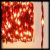 Catena luminosa 25 m, 500 microled bianco traditional, cavo metal pro rosso