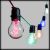 Catena luminosa 5 m, 10 lampadine E27 party light, filament led multicolor