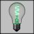 Lampadina E27 party light, filament led, verde
