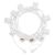 Catena 5 m con 10 portalampade E27, prolungabile, cavo bianco, Party light