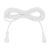 Cavo di alimentazione prolunga, 4 m, bianco, per catene Party light