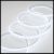 Tubo luminoso led monofacciale effetto neon 50 m, 6000 led, luce fissa, bianco ghiaccio