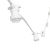 Catena 5 m con 5 portalampade E27, prolungabile, cavo bianco, vintage Led Pro