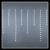 Snowlight 304xh80 cm 220 Led effetto neve con memory controller|bianco ghiaccio
