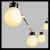 Catena luminosa solare 8 mt