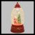 Decorazione in vetro con Albero e Babbo Natale
