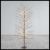 Albero luminoso marrone, h 230cm, 1560 microled bianco caldo e bianco freddo, flashled diamond
