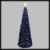 Albero conico 304 gocce di luce pixel led