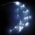 DECORAZIONE MINICASCATA - CIUFFO 36 MICRO LED A BATTERIA - LUCE FISSA - CAVO METAL - BIANCO GHIACCIO