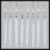 Catena natalizia 2,4 m|8 ghiaccioli H22 cm led bianco freddo