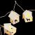 catena luminose led a batteria 6 casette in legno decorazione renna bianco classic caldo