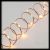 Catena di luci 20 m, 400 microled memory controller, metal copper, bianco classic