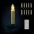 Kit 10 candele a batteria luce fissa per albero di Natale, bianco classic