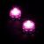 Set 2 candele subacquee a batteria luce fissa, Led pink
