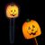 Bastone Zucca Halloween a batteria - luce fissa - bianco classic