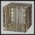 Cubo 3D 37 cm, 100 led a luce fissa, bianco naturale 4000°K