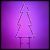 Albero WONDER H140cm, 140 led superbright, RB e bianco caldo